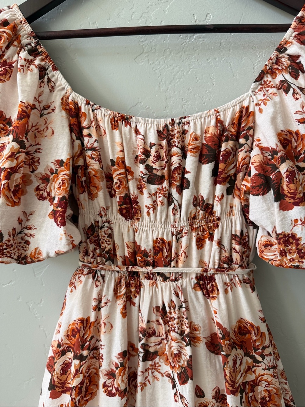 Altar'd State MINLYN Floral Puff Sleeve Mini Dress Size S Cottagecore Coquette - Picture 4 of 13